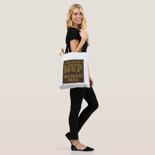 Tote Bag The Real MVP: Most Valuable Para Custom (Sur le modèle)