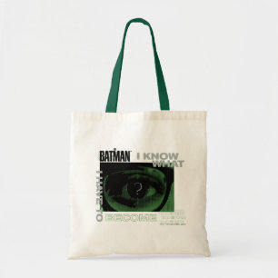 Tote Bag The Riddler "I Know What I Have To Become"