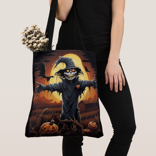 Tote Bag The Sinister Scarecrow (De près)
