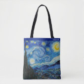 Tote Bag The Starry Night by Van Gogh – Customizable  (Devant)