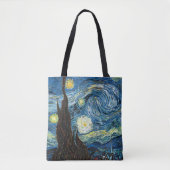 Tote Bag The Starry Night by Vincent Van Gogh (Devant)
