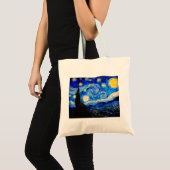 Tote Bag The Starry Night by Vincent Van Gogh (Devant (produit))