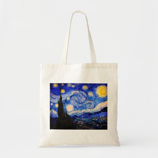 Tote Bag The Starry Night by Vincent Van Gogh (Devant)
