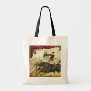 Tote Bag The Two Horse Act, Circus Performance, vers 1874.