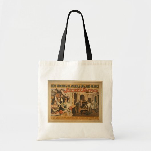 Tote Bag Théâtre de cru de service secret (Devant)