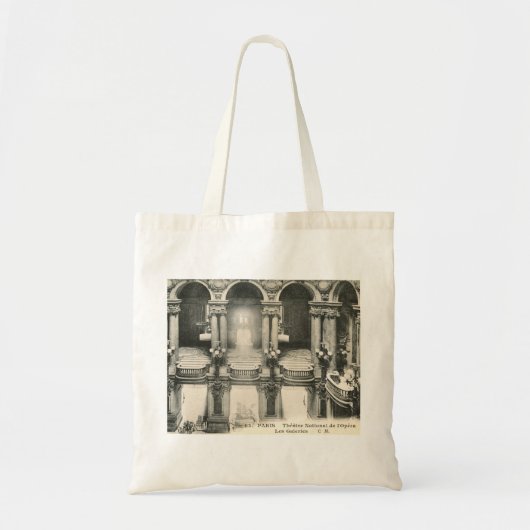 Tote Bag Théatre de l'opéra, cru de Paris, France (Devant)