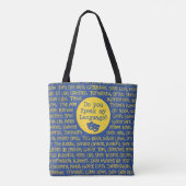 Tote Bag Théâtre : Parlez ma langue (Dos)