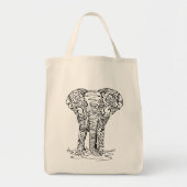 Tote Bag "Thembo" Elephant Design (Devant)