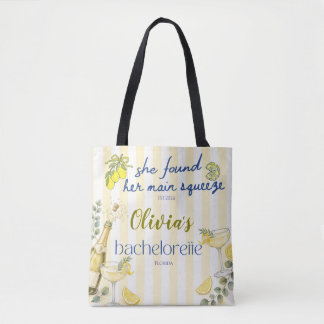 Tote Bag thème citron elle a trouvé son coup de cœur jaune