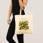 Tote Bag Thème citron mariage Faveurs (Devant (produit))