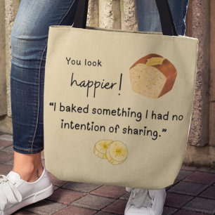 Tote Bag Thème d'automne : cuisson du pain de banane