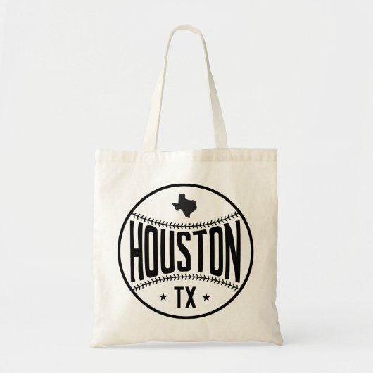 Tote Bag Thème De Baseball Houston (Devant)