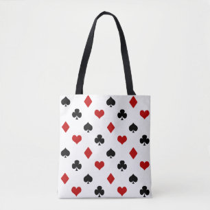 Tote Bag Thème de carte de jeu du thème de tisonnier