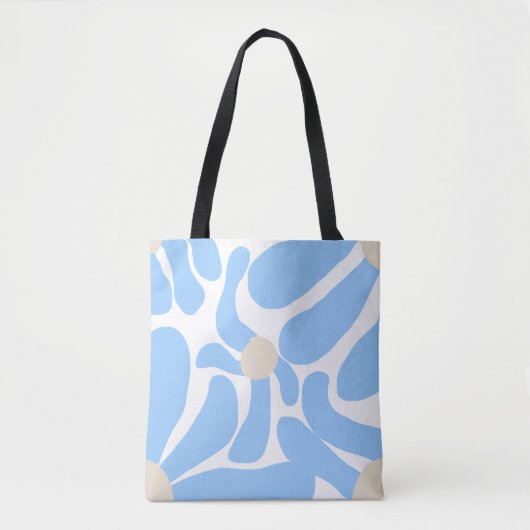 Tote Bag Thème de fleurs pastel (Devant)