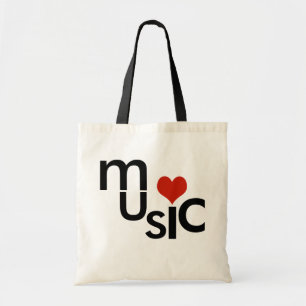 Tote Bag thème de musique d'amour