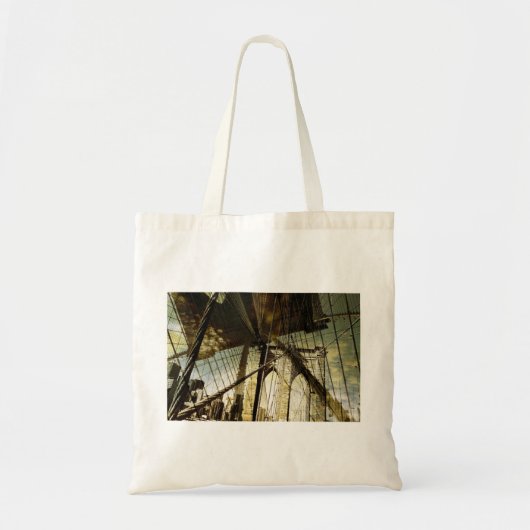 Tote Bag Thème de pont de Brooklyn (Devant)