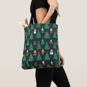 Tote Bag Thème de vacances de Noël (De près)
