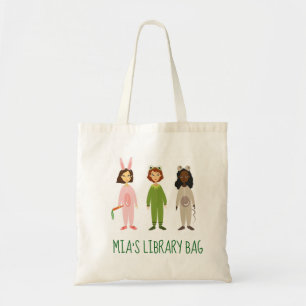 Tote Bag Thème des amies en pyjama pour filles mignonnes