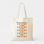Tote Bag Thème du fromage Foodie (Dos)