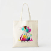 Tote Bag Thème du laboratoire de sciences modernes (Devant)