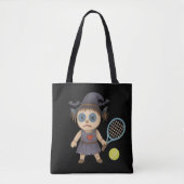 Tote Bag Thème du Tennis Halloween (Devant)