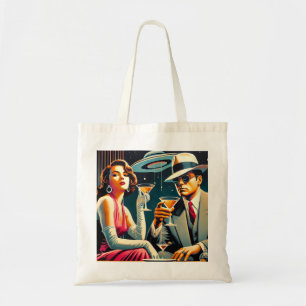 Tote Bag Thème Gangster Martini Party d'ère spatiale Las Ve