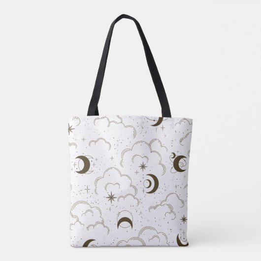 Tote Bag Thème Lune céleste  (Dos)