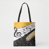 Tote Bag thème musical Gold (Devant)