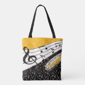 Tote Bag thème musical Gold (Dos)