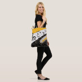 Tote Bag thème musical Gold (Sur le modèle)