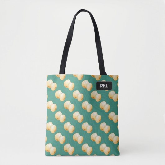 Tote Bag Thème Piquets d'oignons pelés - n'importe quel nom (Devant)