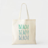 Tote Bag Thème plage bleu et sarcelle au quotidien (Devant)