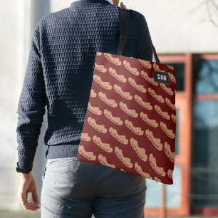 Tote Bag Thème Saucisses - Deux bûcherons et nom ou initial