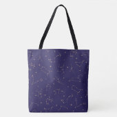 Tote Bag Thème Solareclipse étoile d'or céleste (Devant)
