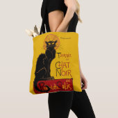Tote Bag Theophile Steinlen - Le Conversation Noir Vintage (De près)