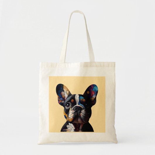 Tote Bag Théorie des couleurs Frenchie (Devant)