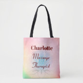 Tote Bag Thérapeute de massage personnalisée  (Devant)
