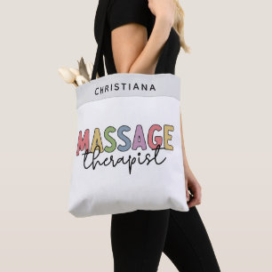 Tote Bag Thérapeute de massage sur mesure Offres de masso