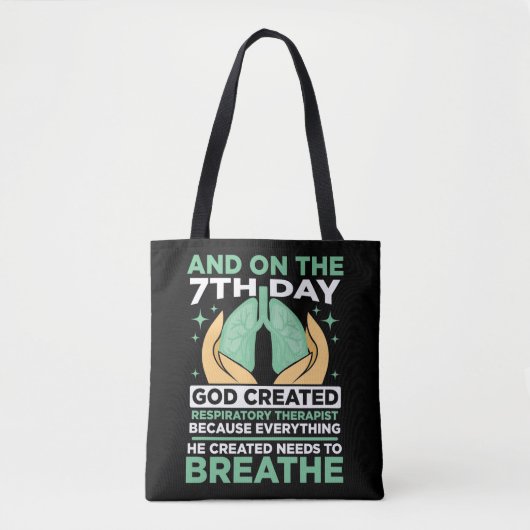 Tote Bag Thérapeute respiratoire Praticien de soins de sant (Devant)