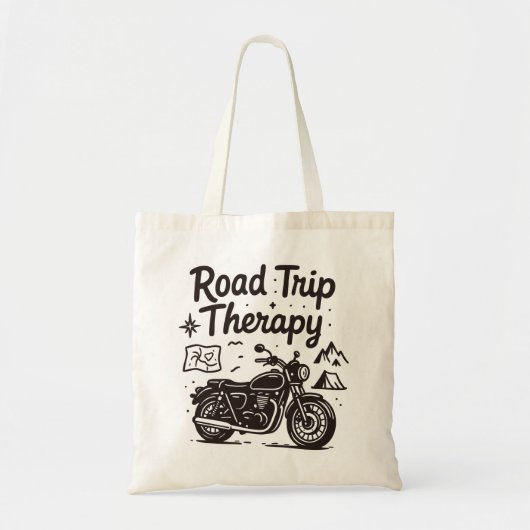 Tote Bag Thérapie de road trip (Devant)