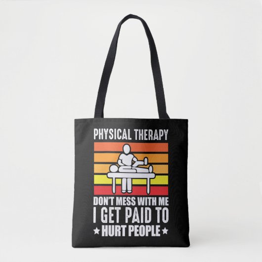 Tote Bag Thérapie physique Assistant de massage physiologiq (Devant)