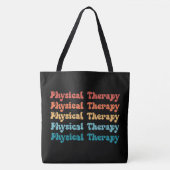Tote Bag Thérapie physique PT Retro PT Cadeaux Grad (Devant)
