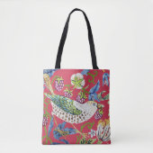 Tote Bag Thief fraise William Morris (Devant)