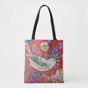 Tote Bag Thief fraise William Morris