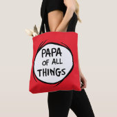 Tote Bag Thing One Thing Two - Papa de toutes choses (De près)