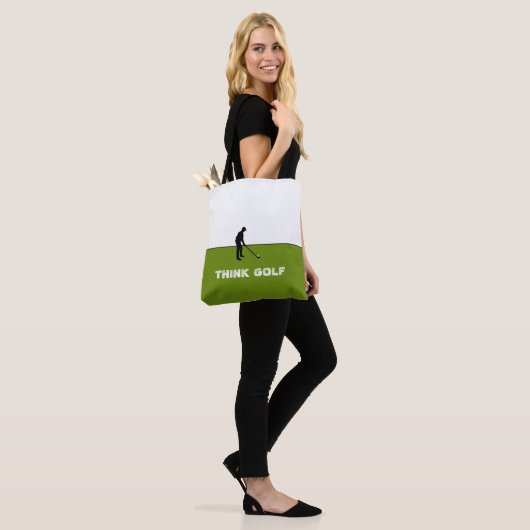 Tote Bag Think Golf, Pro Golf (Sur le modèle)