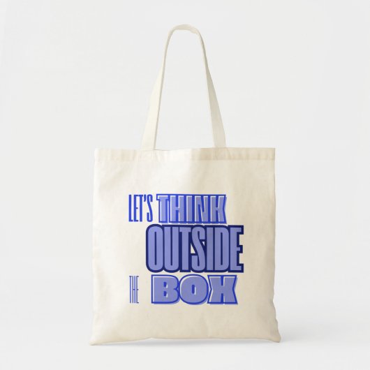 Tote Bag Think Outside the Box (Devant)