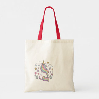 Tote Bag This is a bag with a cute unicorn.