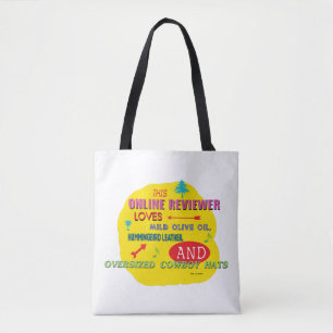 Tote Bag This Online Reviewer Loves Mild Olive Oil Hummingb
