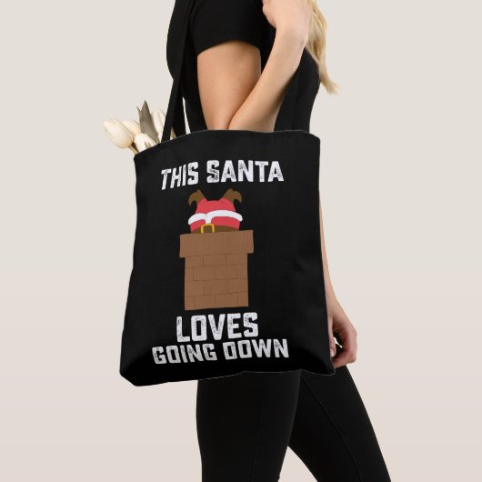 Tote Bag This Santa Loves Going (De près)
